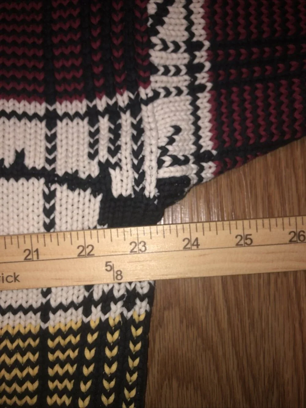Nautica Men's Large Knit Striped CrewNeck Long Sleeve Pullover Sweater Christmas